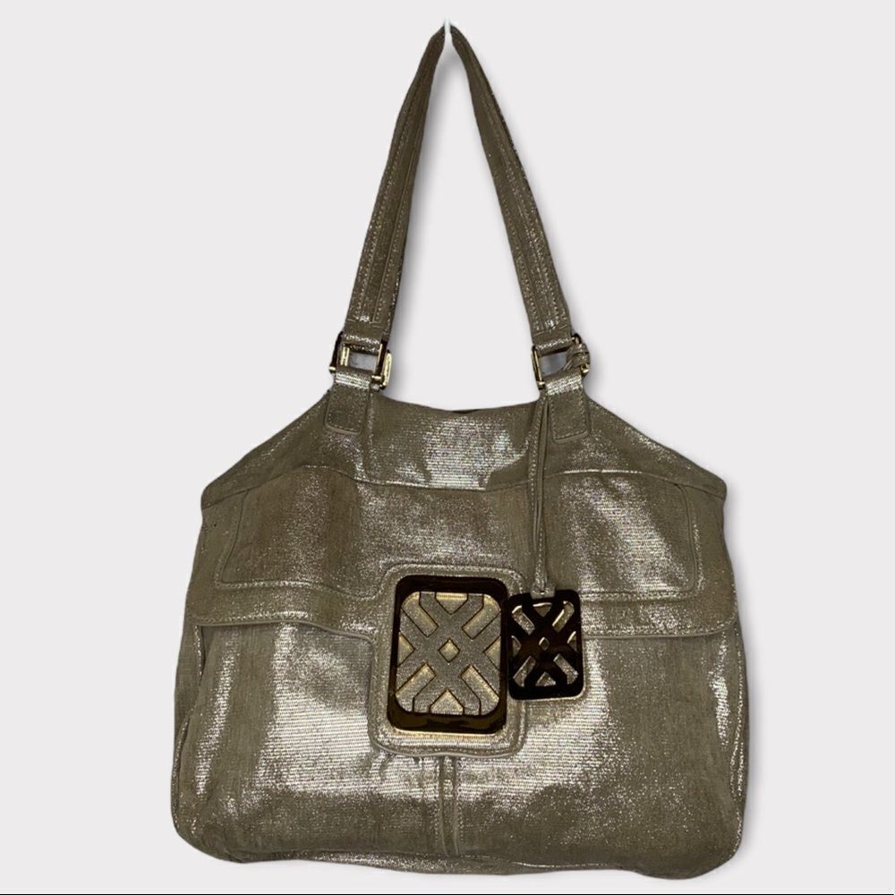 Joelle Hawkins Soar Leather Metallic Shimmer Hand /‎ Shoulder Bag
